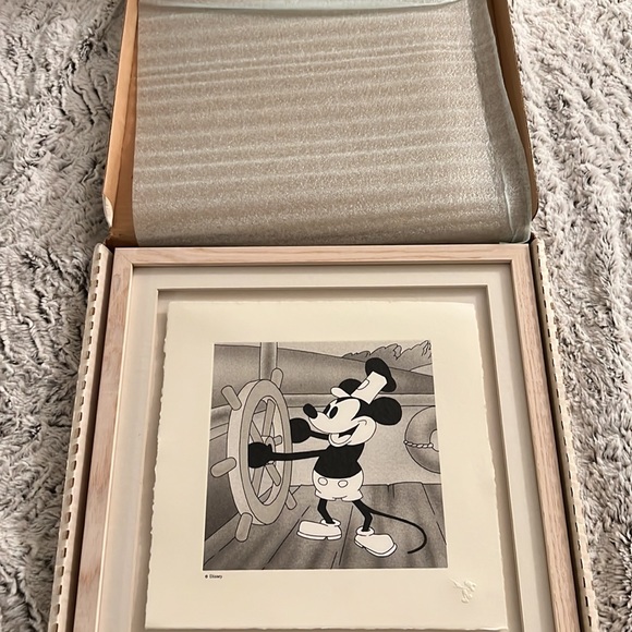 Disney Treasures Steamboat Willie Ltd Edition Serigraph FRAMED Mickey Mouse - Picture 4 of 8